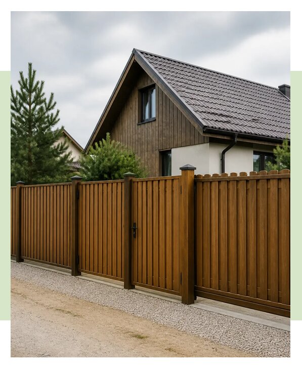 Заборы из дерева для частного дома в Нижнекамске по цене от 3549 р. | ЗаборЭксеперт-Нжм